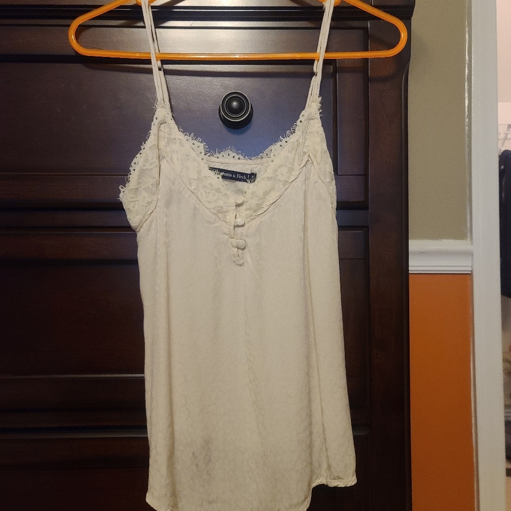 Abercrombie XS satin camisole blouse